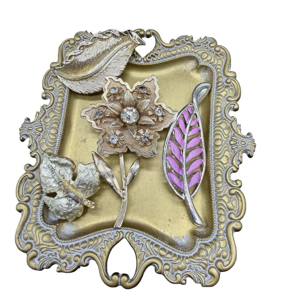 Vintage Broken Brooch Lot for Crafting, Jewelry Scrap